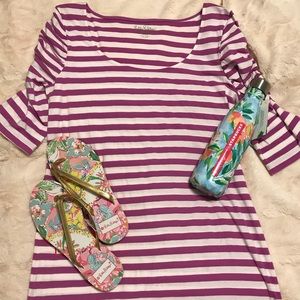 NWT Kaley Dress pansy purple